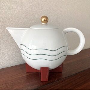 Vintage 1987 Swid Powell Little Dripper Coffee Teapot Michael Graves Art Deco